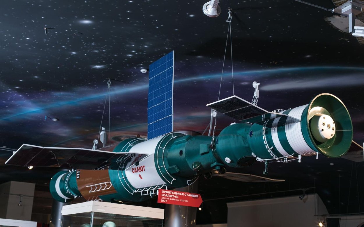 Основная экспозиция Музея космонавтики
